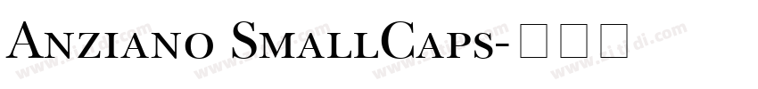Anziano SmallCaps字体转换